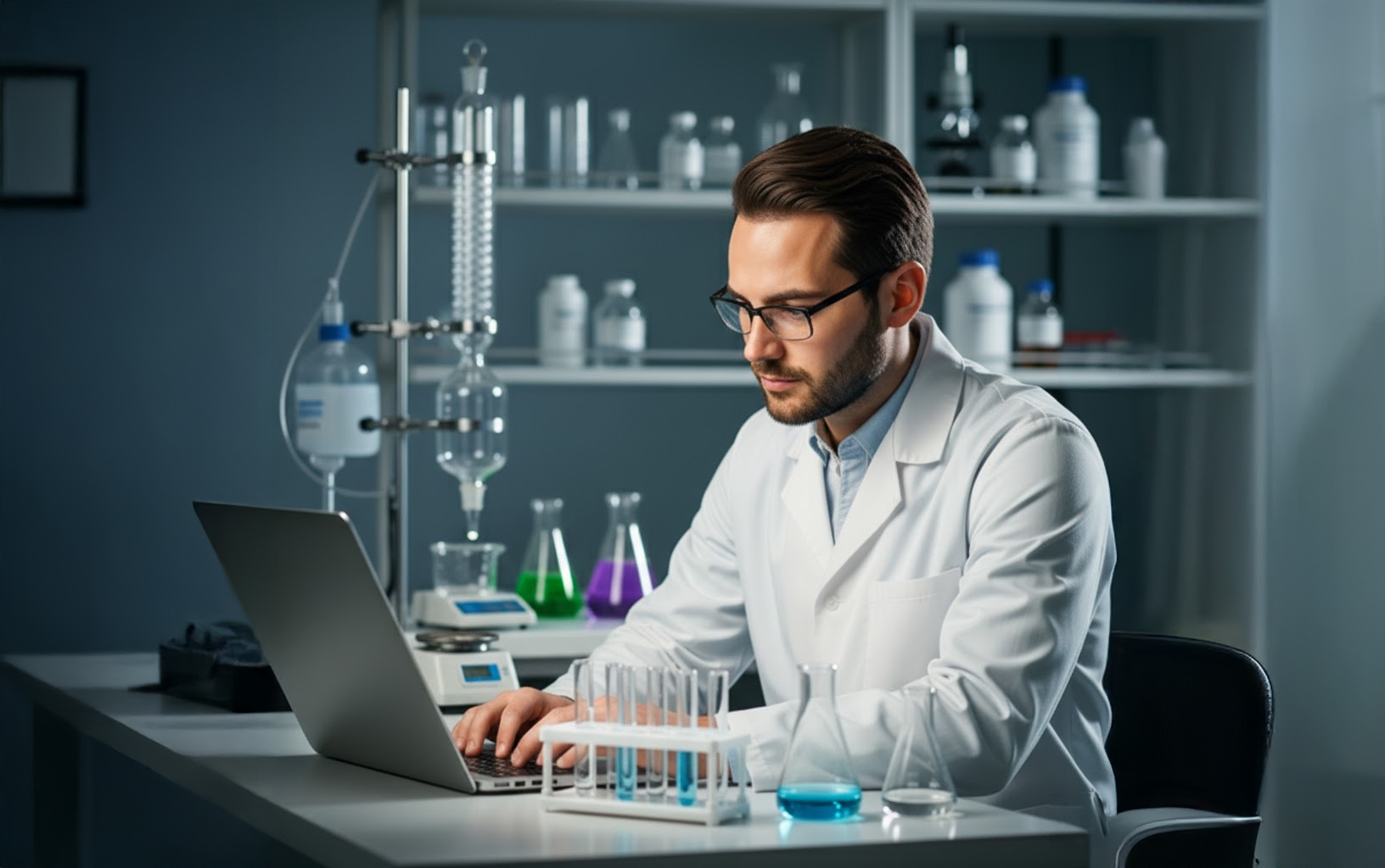 Laboveritas laboratory worker